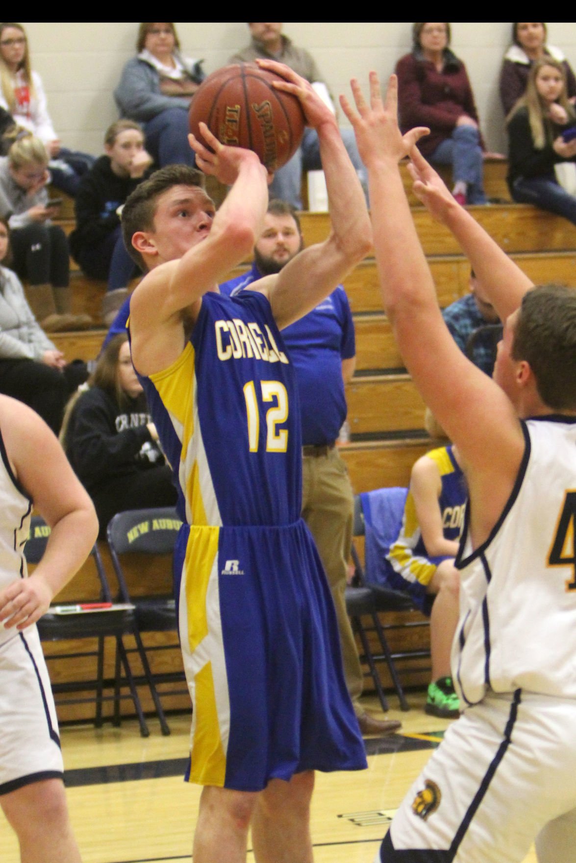 Cornell at New Auburn boys basketball 2-18-19